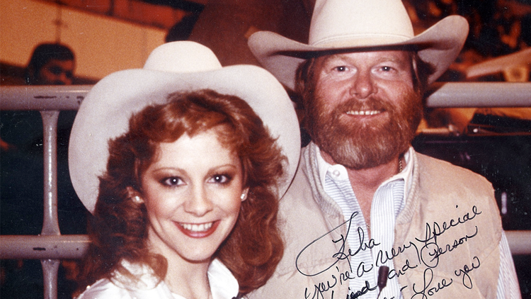 Reba with Red Steagall